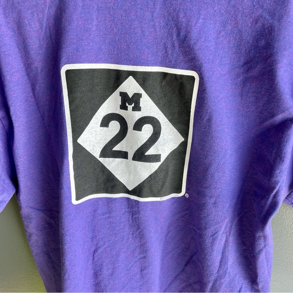 M22 Logo Purple Graphic Tee - Picture 5 of 6